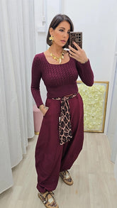 Pantalone Ballon Bordeaux art66659